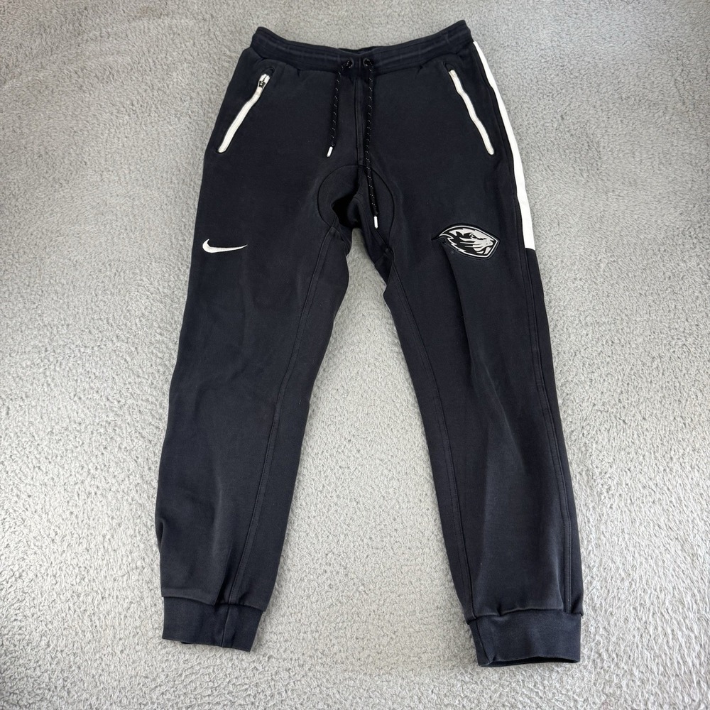 Oregon State Beavers Men's Sweatpants Nike Joggers Black‎ White Size Small